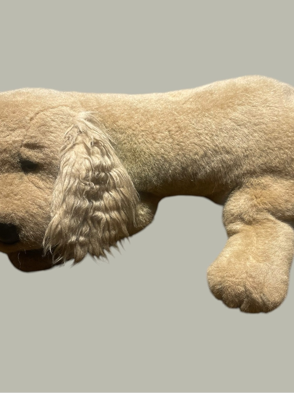 Vintage 1984 Applause Avanti Puppy Dog Plush 15” Beige Tan Rare #931 - Picture 6 of 6